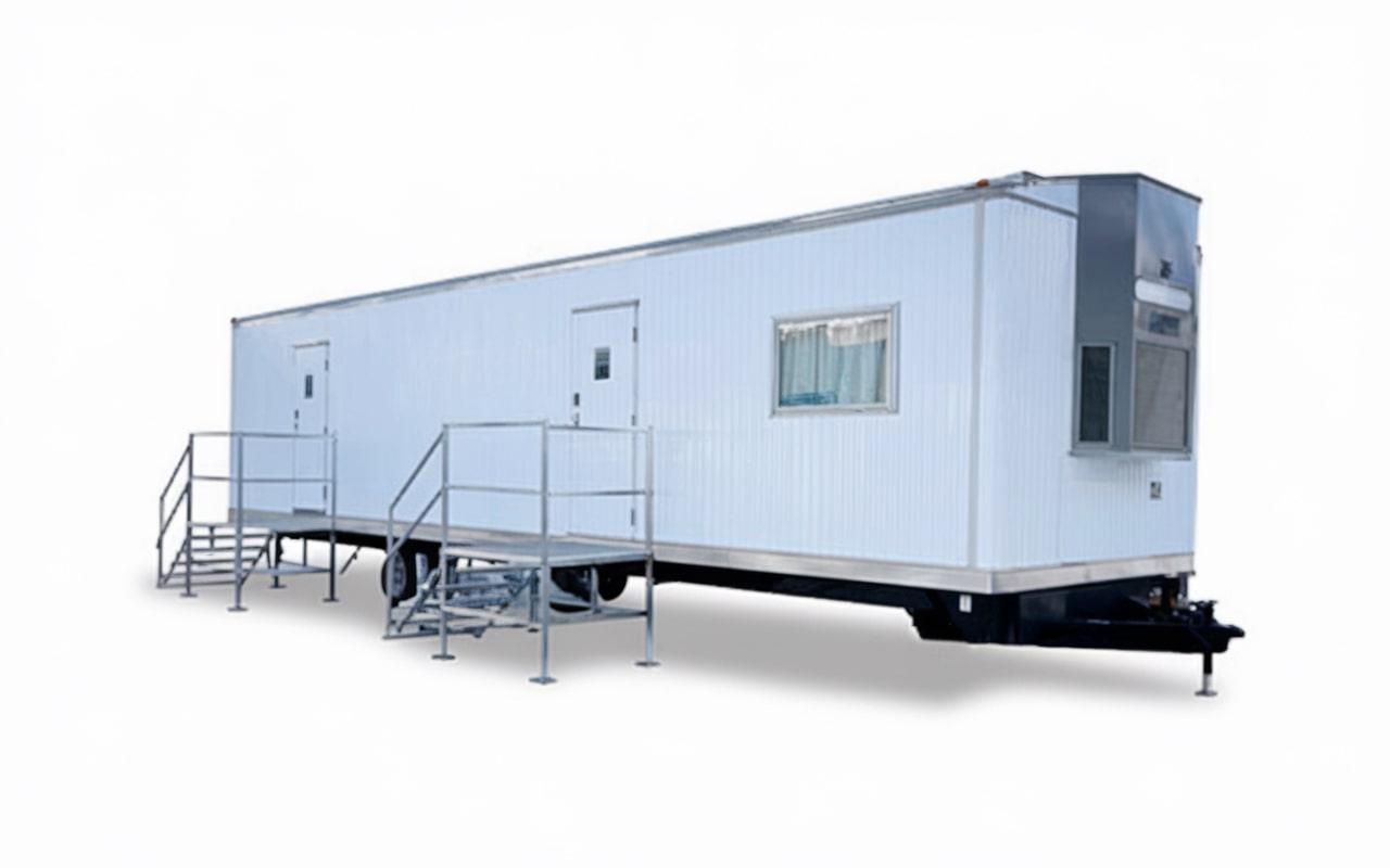 depending on the location and intended use, there may be regulations or permits required for using office trailers